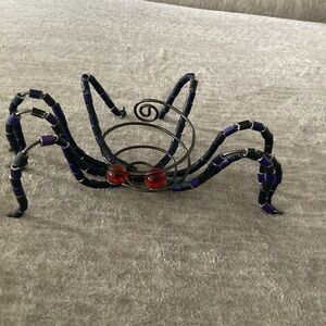 Halloween spider candle holder